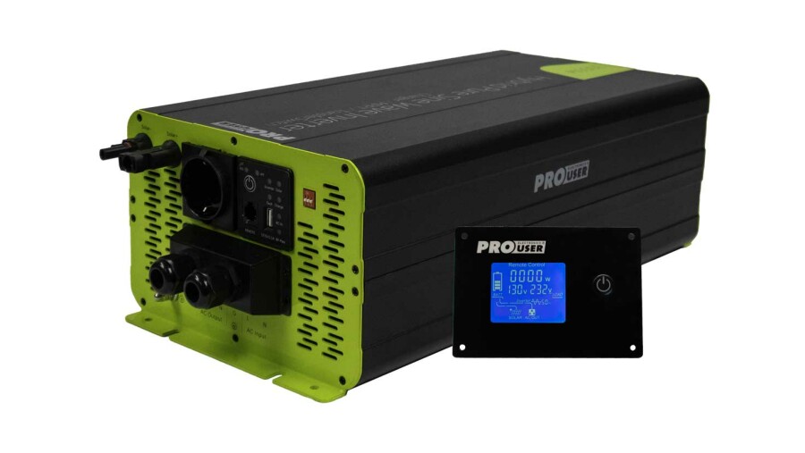 PSI3000TX Hybrid - Inverter sinusoidale puro 3000W hybrid con telecomando