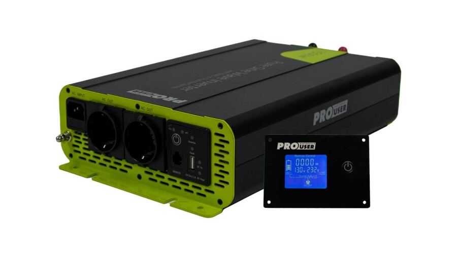 PSI1500TX - Inverter sinusoidale puro 1500W con telecomando