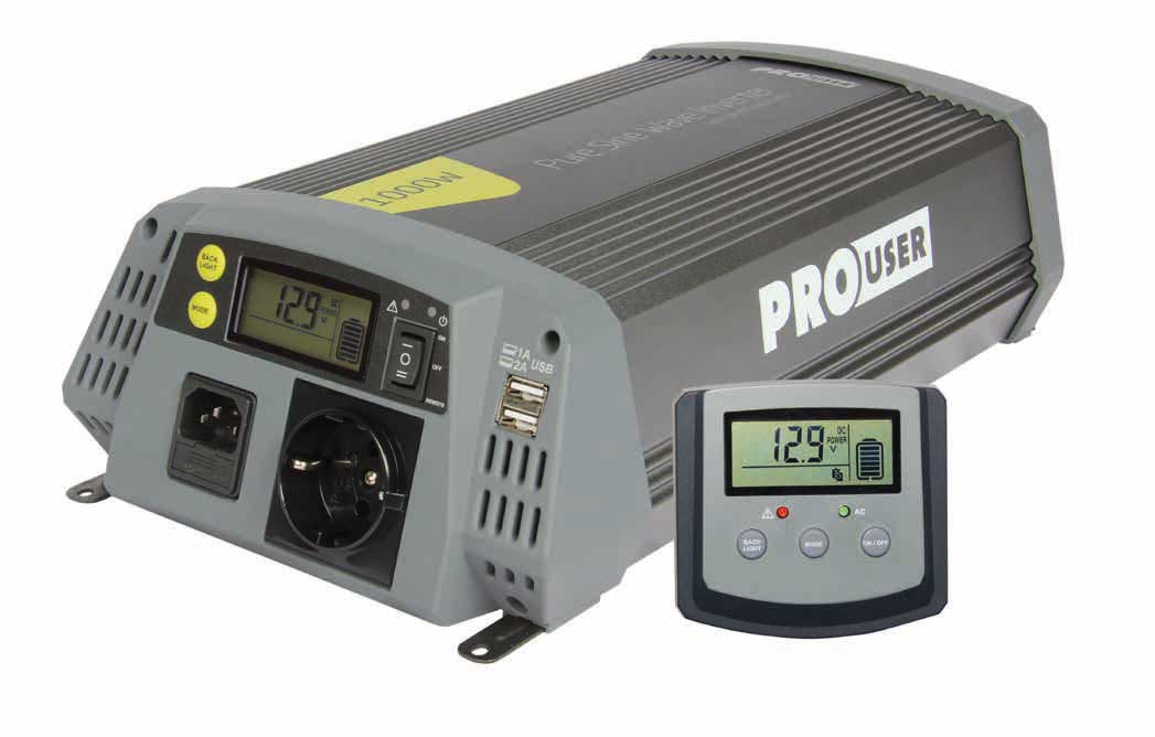 PSI1000TX - Inverter sinusoidale puro 1000W con telecomando